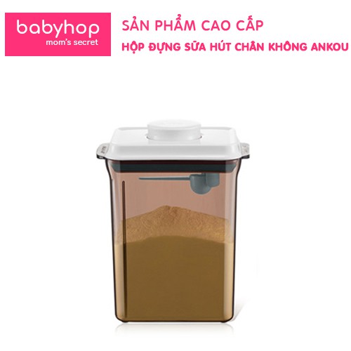 Hộp trữ sữa Ankou Babyhop cho bé loại cao cấp, có hút chân không