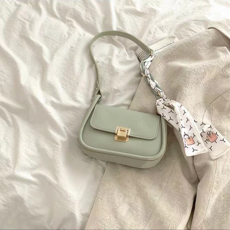 ENVIROSAX Túi đeo chéo nữ đeo chéo phối viền khoá tròn màu