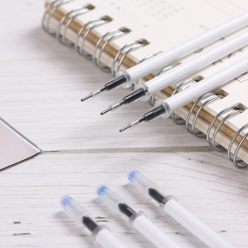 Bộ 10 Ruột Bút Mực Gel Thiết Kế Độc Đáo Cho Văn Phòng/Trường Học