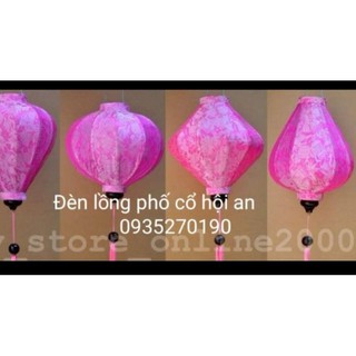 Đèn lồng hội An vải gấm size 30