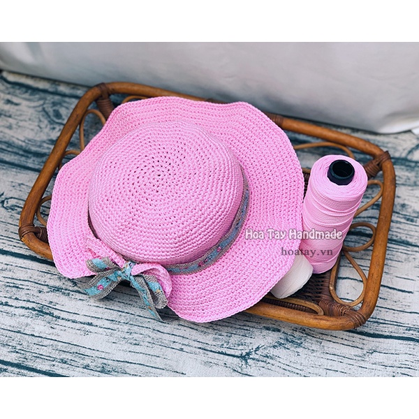 Sợi dệt làm nón mũ, túi xách, cuộn 160gr (BM từ 43 đến 66) Hoa Tay Handmade