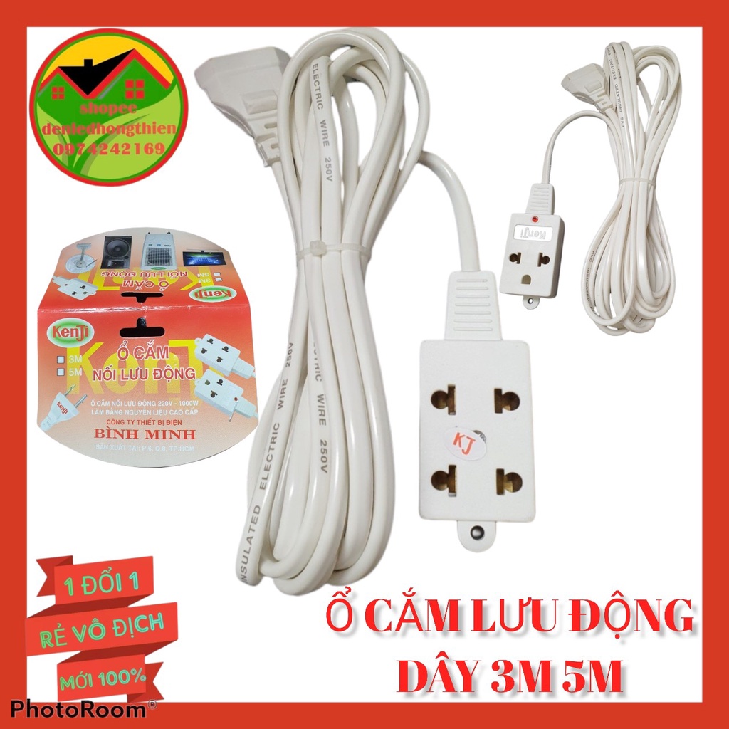 Ổ CẮM NÓI LƯU ĐỘNG 3M/5M 3 Ổ CẮM