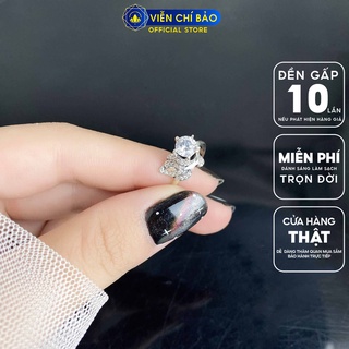 Nhẫn bạc nữ Infanta chất liệu bạc S925 thời trang phụ kiện trang sức Viễn Chí Bảo N400721