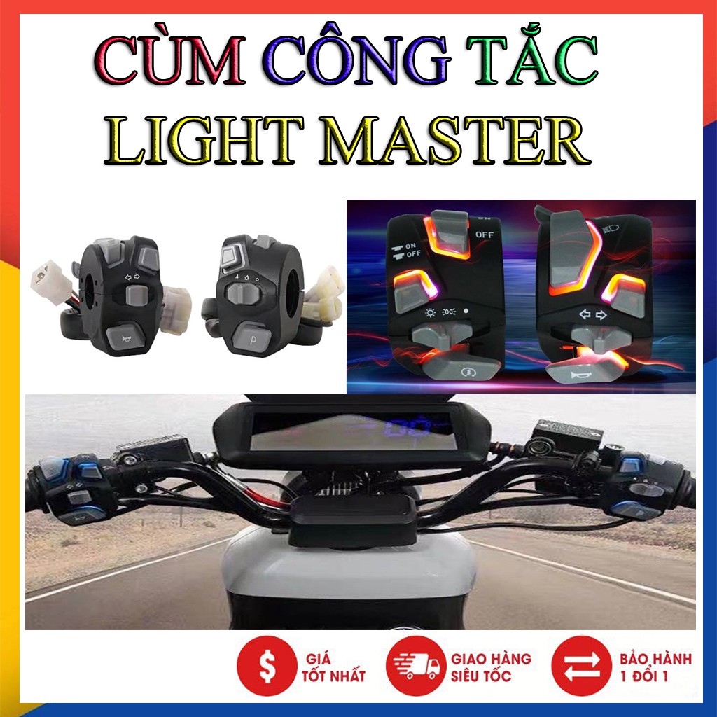 cùm công tắc Light Master ( GIÁ 1 CẶP TRÁI +PHẢI)