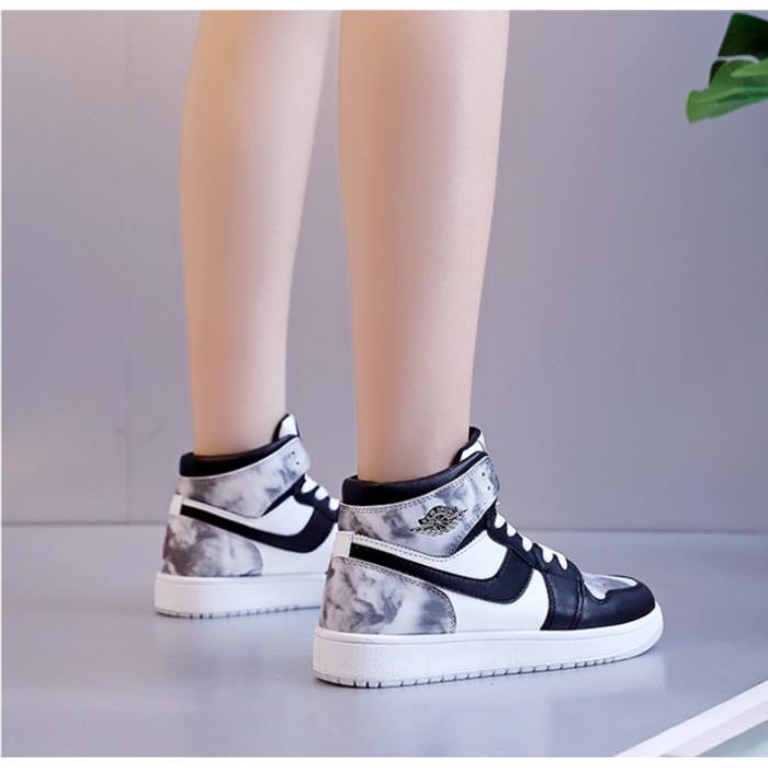 Giày thể thao nữ Jordan cổ cao phát sáng, Giày thời trang cao cấp hàng quảng châu hot 2022 💜