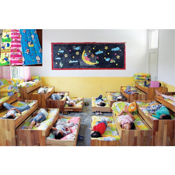 Nệm Cho Bé Đi Học Nhà Trẻ 70x120cm Cotton họa tiết hoạt hình trẻ em