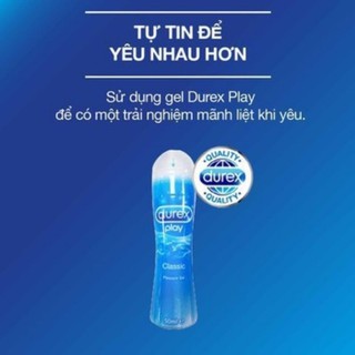Gel bôi trơn durex play classic