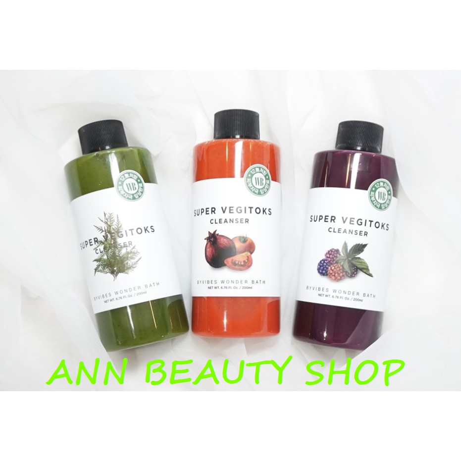 Sữa rửa mặt thải độc rau củ Super Vegitoks Cleanser | BigBuy360 - bigbuy360.vn