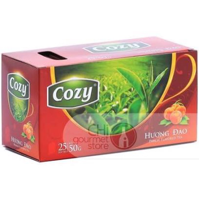 Trà đào túi lọc Cozy 25 gói