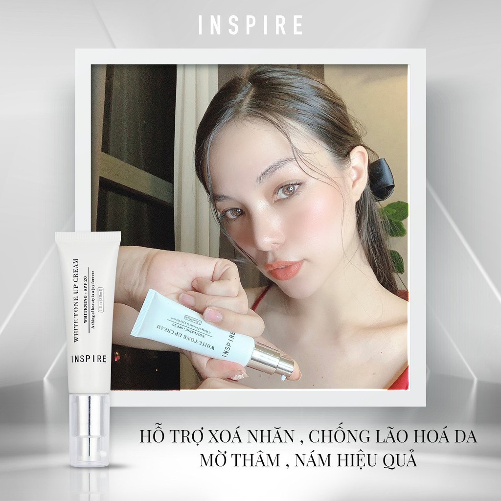 Kem Nâng Tông INSPIRE White Tone Up Cream Dưỡng Da Đa Năng 5 IN 1 30ml
