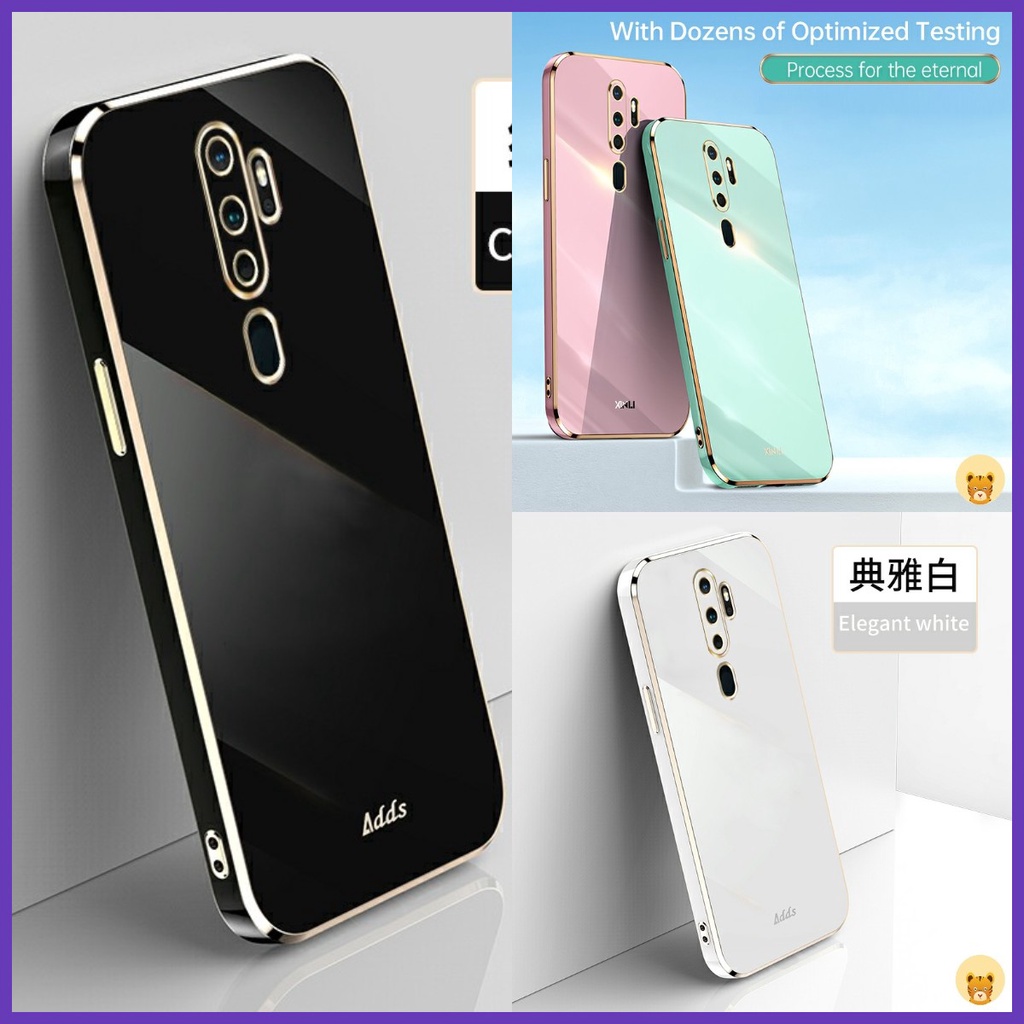 Ốp Điện Thoại Mềm Mạ Viền Sang Trọng Cho Oppo A9 2020 A5 2020