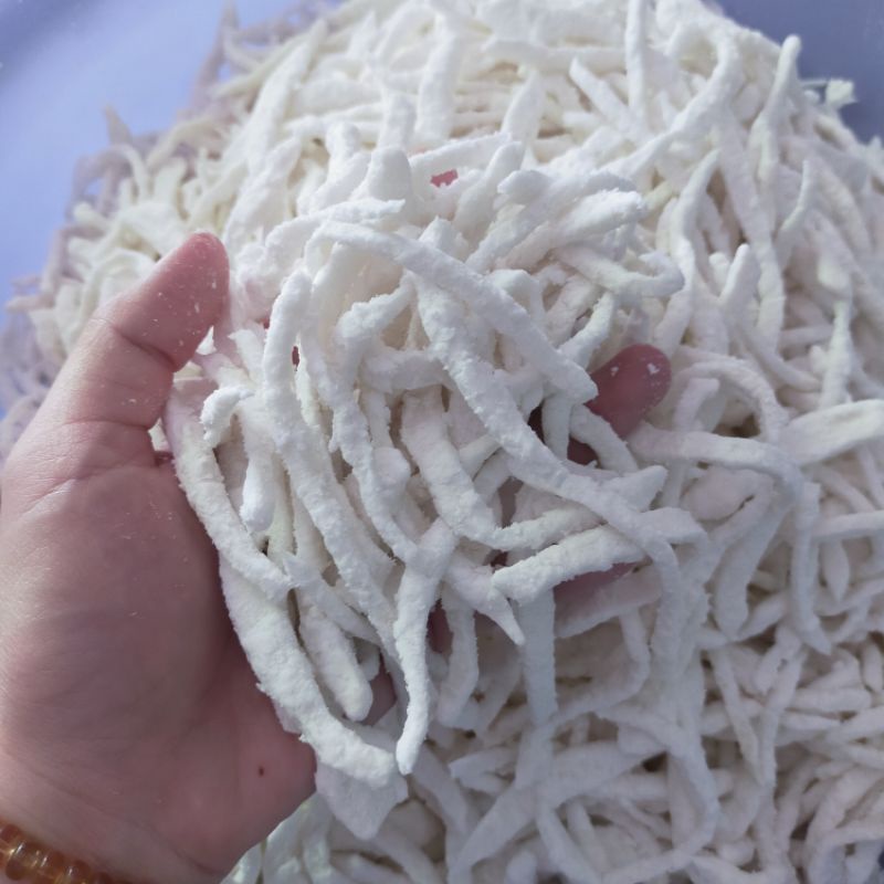 Cùi bưởi sợi tẩm bột trắng 500g
