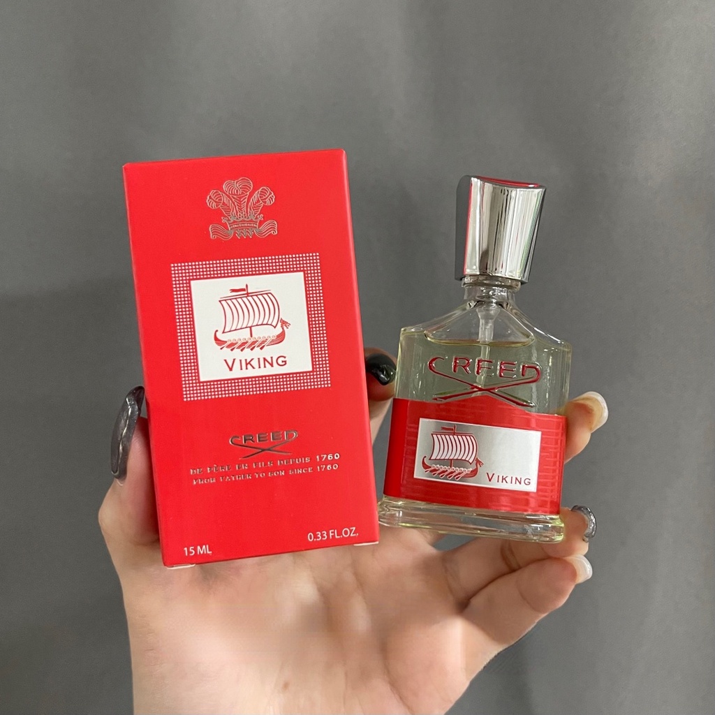 Nước hoa creed viking 15ml màu đỏ mini