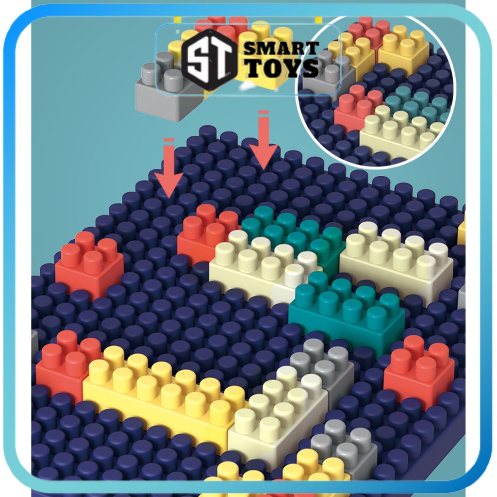 Xếp hình lego, đồ chơi xếp hình cho bé thông minh sáng tạo Smart Toy