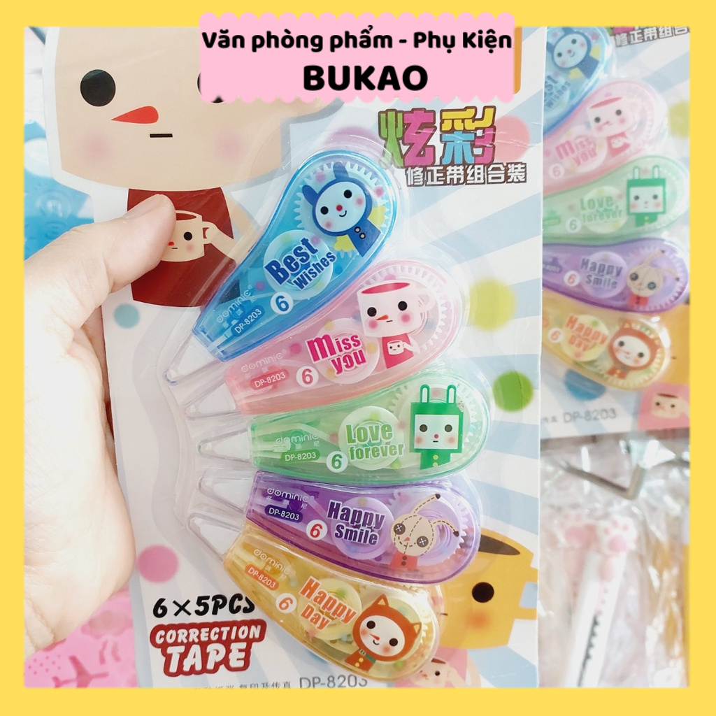 Bút Xoá Kéo Cute Hình Thú dễ thương