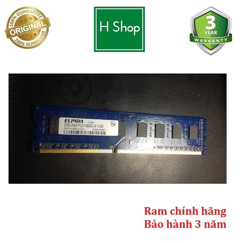 Ram PC DDR3 2Gb, 4Gb bus 1600 và một số loại khác - ram zin máy đồng bộ siêu bên và ổn định, bảo hành 3 năm