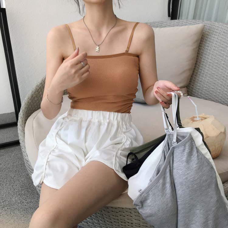 Áo Croptop Hai Dây Có Miếng Đệm Ngực 42243