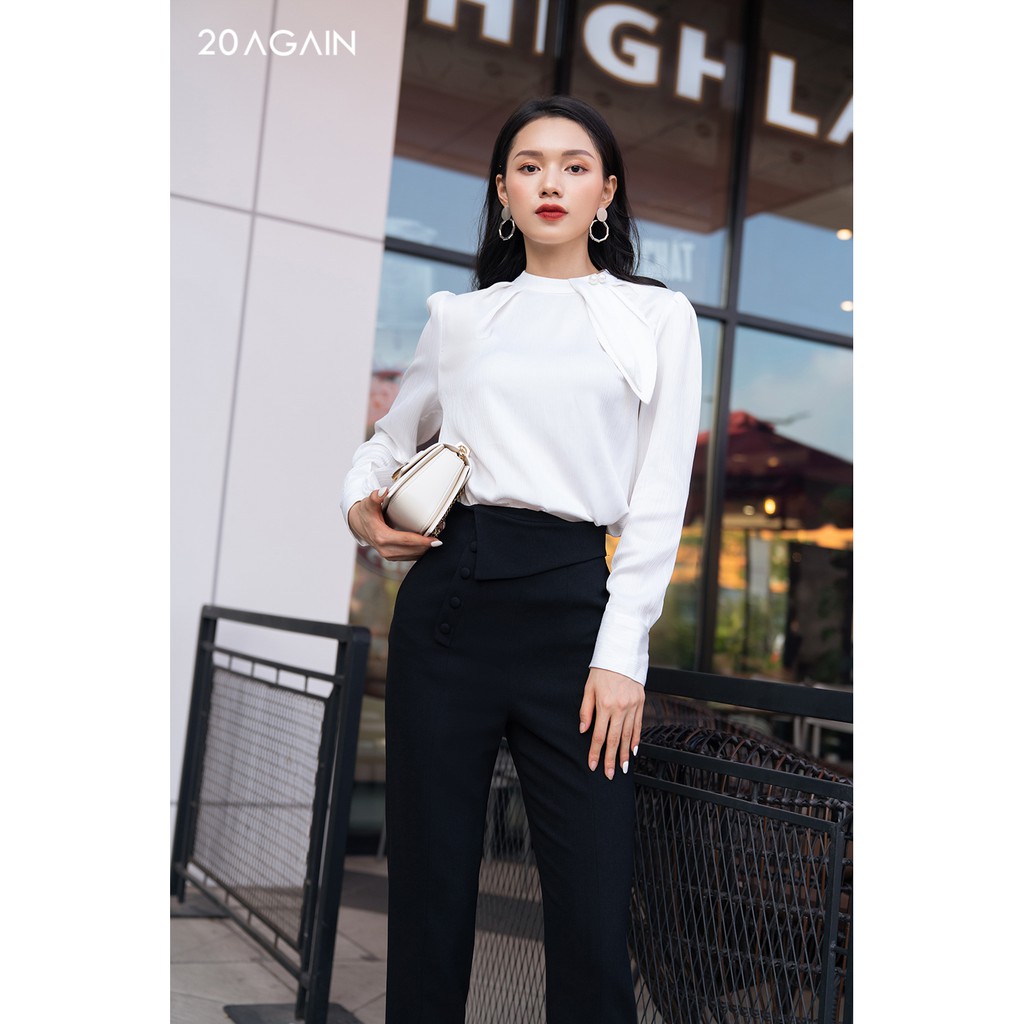 Quần dài baggy đính cúc thân trước QAA0885 20again | BigBuy360 - bigbuy360.vn