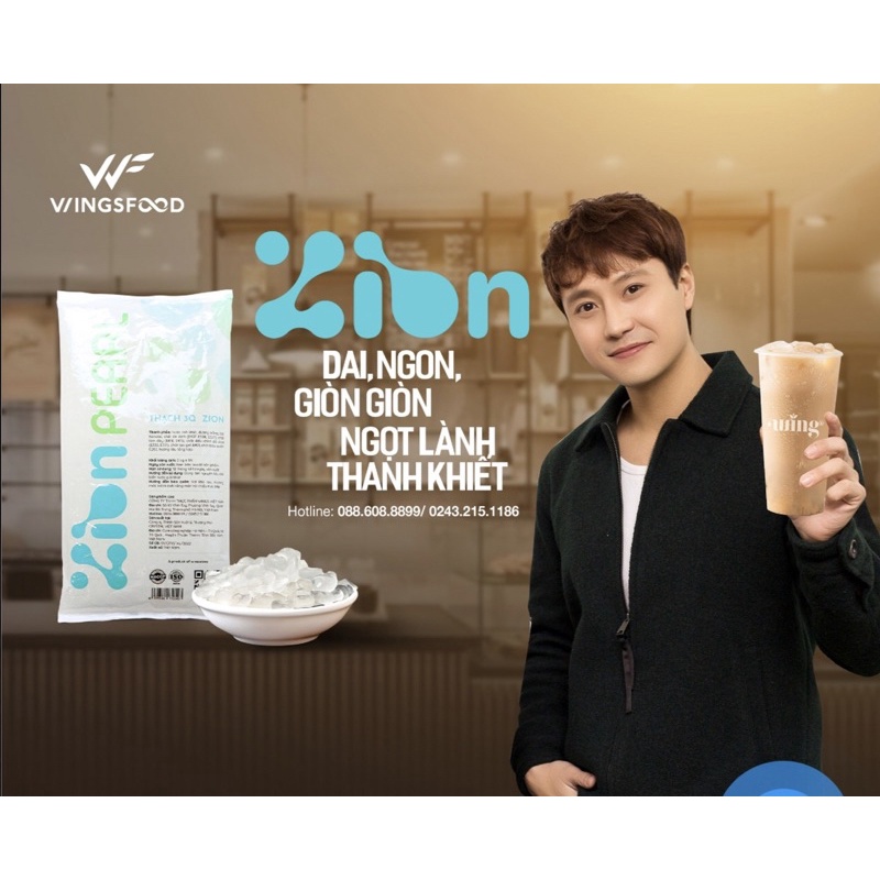 Trân Châu 3Q Trắng Ăn Liền Zion Pearl 2KG Vỏ Mới (Số 1 Trong Các Loại 3Q SX Tại Việt Nam )