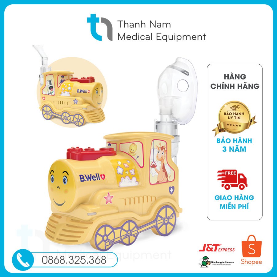 [NHẬP KHẨU CHÍNH HÃNG] Máy xông mũi họng Bwell PRO-115