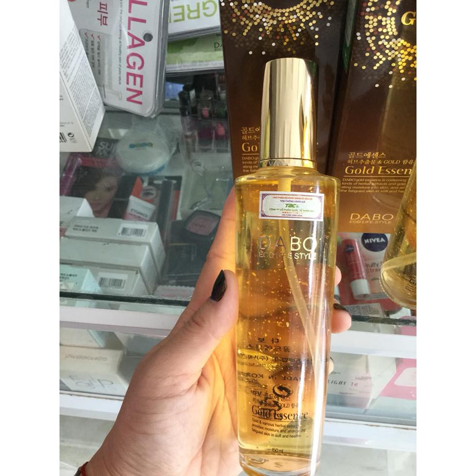[Tinh chất Hàn Quốc] Tinh chất siêu dưỡng da chống lão hóa cao cấp chiết xuất thảo dược Gold Essence Hàn Quốc 150ml