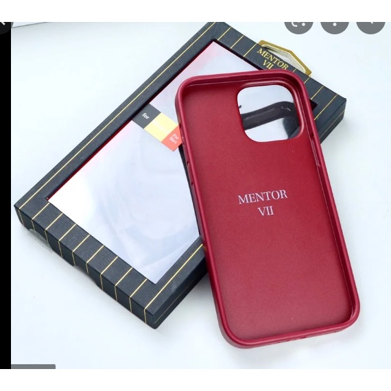 Ốp da Mentor VII chính hãng cho iphone 12/ 12 Pro Max ,11,11 Pro,11 Pro max ,cài được thẻ