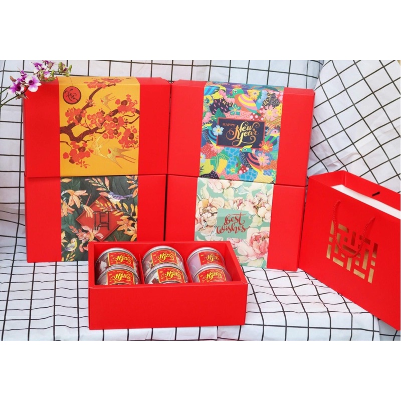 Hộp Quà Tết cao Cấp ,set quà Tặng ý nghĩa ,sức khoẻ (Hạt Dinh Dưỡng)