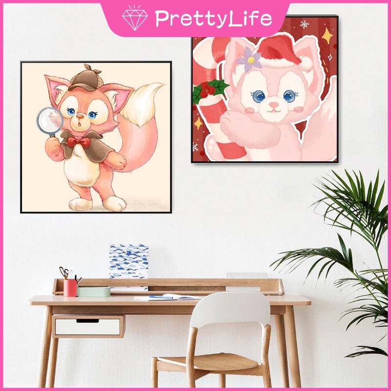 Bộ Tranh Đính Đá Tự Làm Họa Tiết Hoạt Hình LinaBell 1#30 X30/40x40cm