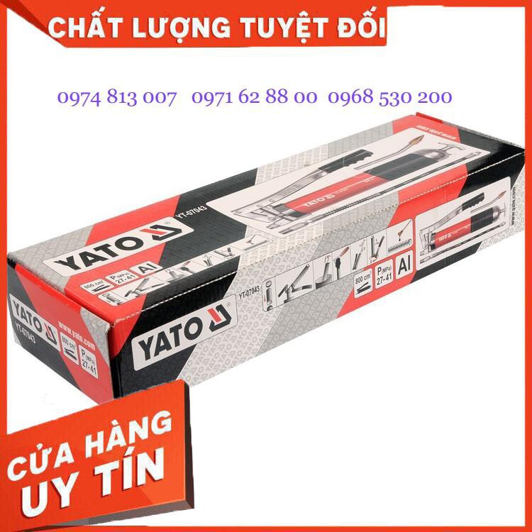 Giảm Giá Súng bơm mỡ bằng tay 800cc Yato YT-07043 Cực Shok