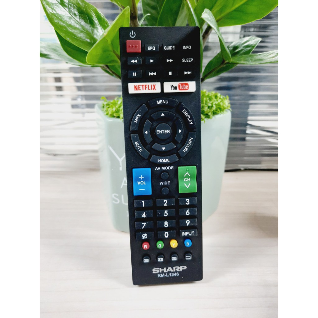 Remote Điều khiển TV Sharp đa năng tất cả các dòng tivi Sharp LCD/LED/Smart TV- Hàng tốt Tặng kèm Pin