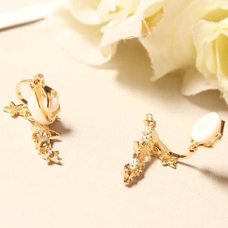 Khuyên tai ngôi sao đính đá phong cách thanh lịch dành cho nữ