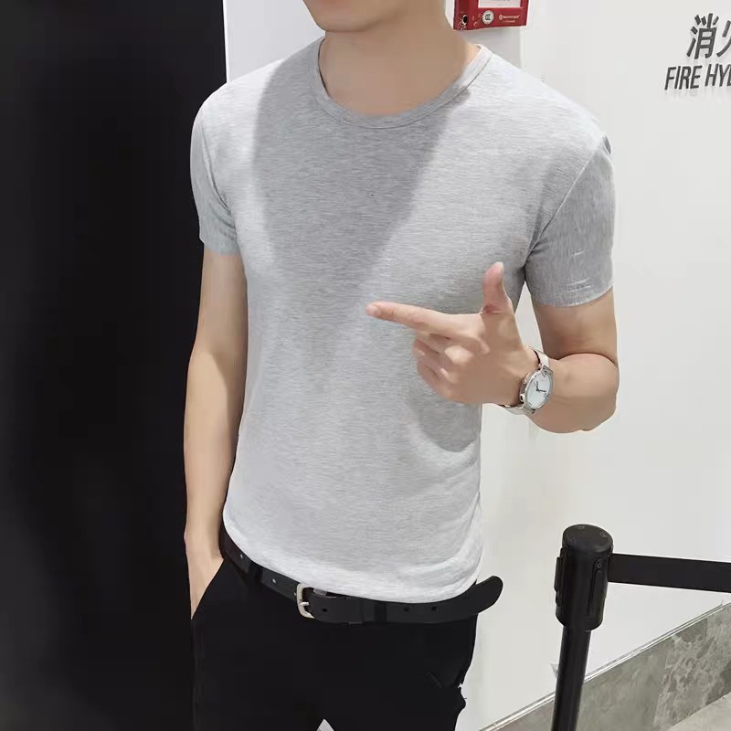 Áo thun nam tay ngắn cổ tròn dáng slimfit, chuẩn thiết kế hàn quốc, cực tôn dáng, lịch sự, trẻ trung(Giá tốt) | BigBuy360 - bigbuy360.vn
