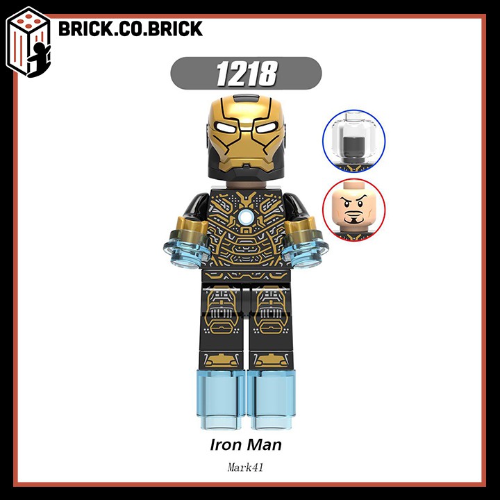Đồ chơi Lắp ráp Minifigures Siêu anh hùng Super Heroes Mô hình Iron Man Người Sắt X0252