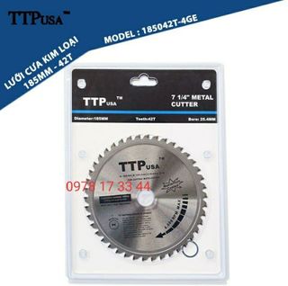 Lưỡi cắt sắt TTP usa 185mm 42 răng germany