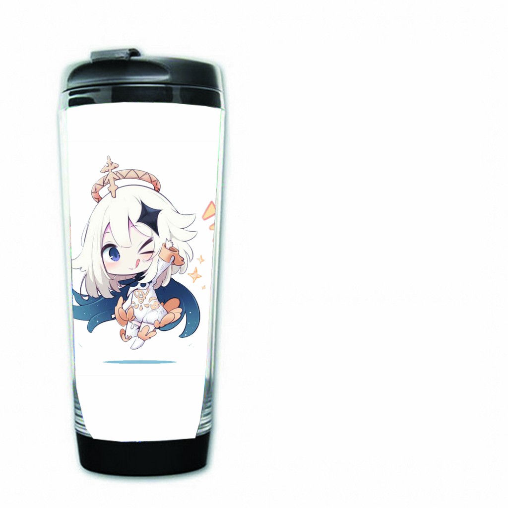 Bình nước in hình Genshin Impact game chibi m02