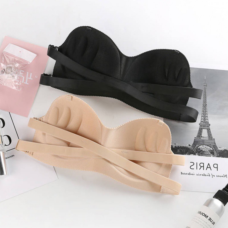 Áo Lót Nữ ❤️FREESHIP❤️ Áo Bra Đúc Su Quây Ngực Bàn Tay Kèm Quai Trong