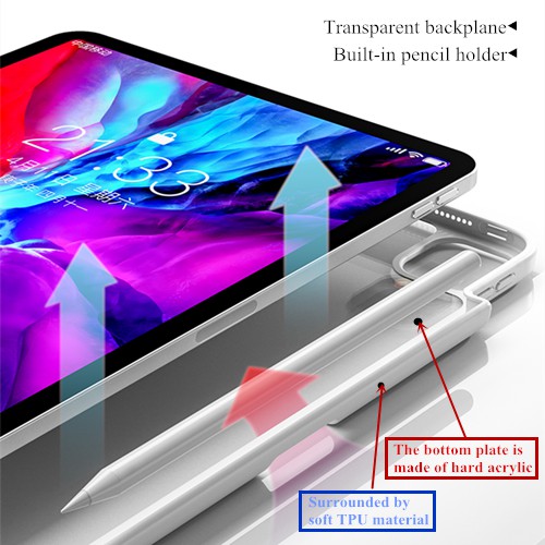 Bao da máy tính bảng từ acrylic cứng và tpu mềm cho Ipad Air 4/Pro 11/ Pro 12.9 " 2020 | BigBuy360 - bigbuy360.vn