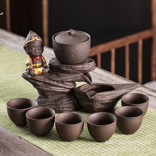 Bộ bình trà cơ chế bán tự động tây du ký- màu đen