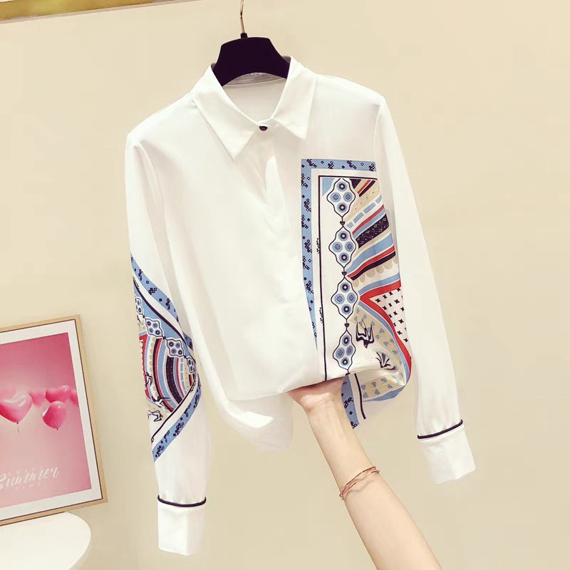 Áo Sơ Mi Nữ Cài Nút Tay Dài Phối Cúc Chuẩn Dáng Đủ Size Chất Lụa Min Mát Mặc Đẹp Dáng Xinh [VUA SỈ ONLINE]