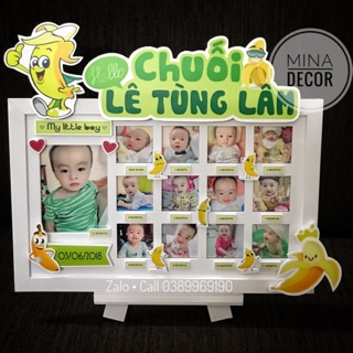 KHUNG ẢNH 12 tháng - Size S
