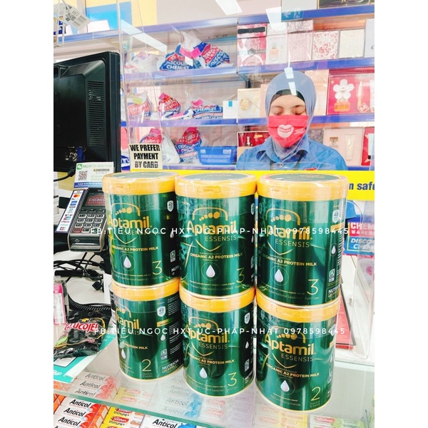 Sữa aptamil esensis Úc organic A2✈️ đủ số 1,2,3 900gr.Đủ bill