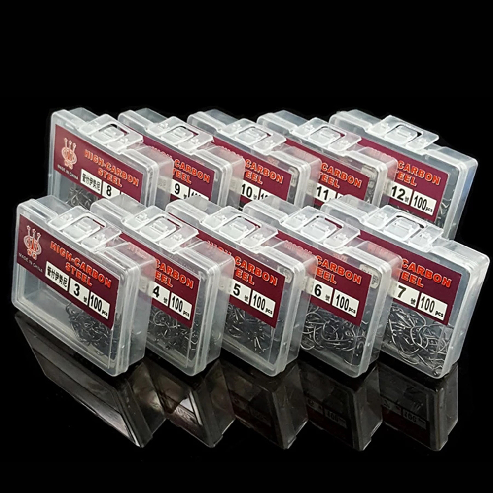 Móc câu cá bằng thép carbon cao cấp tiện lợi