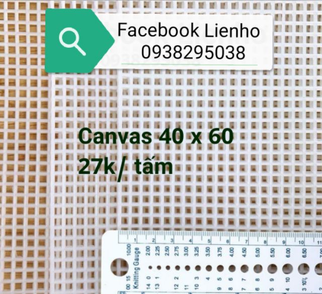 Canvas lỗ tròn và lỗ vuông