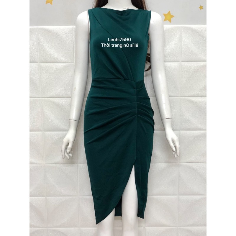 (4 MÀU) ĐẦM DỰ TIỆC BODY SÁT NÁCH XẺ TÀ XẾP LY NHỌN SANG TRỌNG GIÁ RẺ KÈM ẢNH THẬT | BigBuy360 - bigbuy360.vn