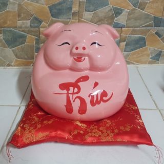 gốm sứ cao cấp - Lợn bụng phệ tiết kiệm