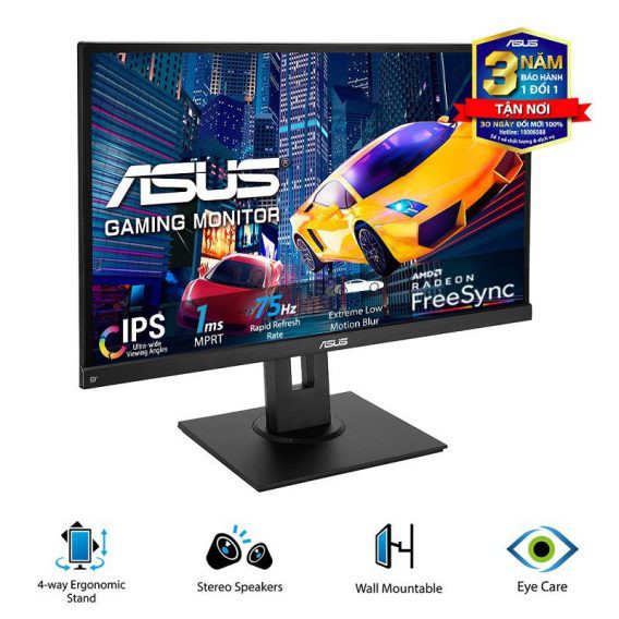 Màn hình máy tính Asus VP279QGL 27 inch FHD IPS 75Hz Gaming Hàng Chính Hãng New 100%