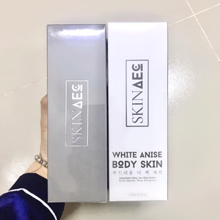 Sữa tắm ủ kích trắng than hoạt tính 1 bước SKINACE White Anise Body Skin chính hãng