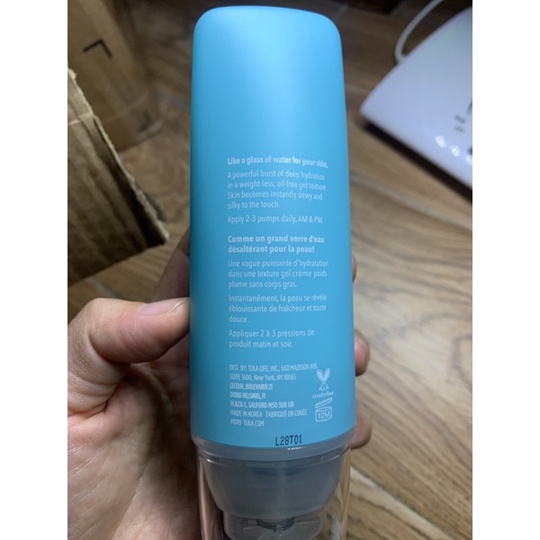 Kem gel dưỡng ẩm cho da khô không gây mụn Tula 50ml