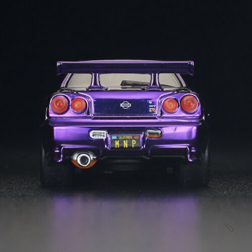 Xe mô hình bánh cao su 1/64 Hot Wheels RLC Exclusive Nissan Skyline GT-R (BNR34)