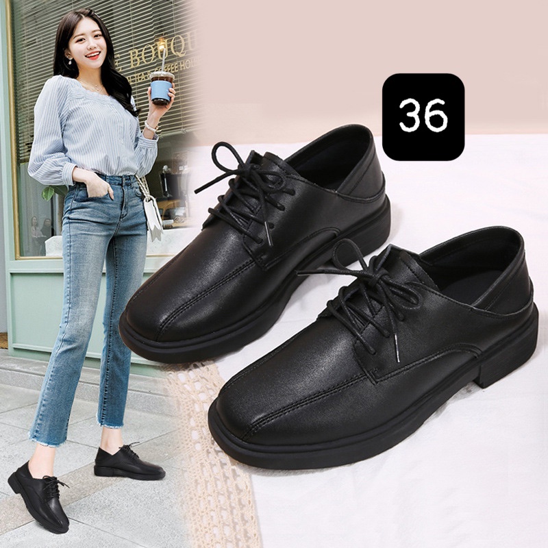 giày da vintage kiểu dáng thời trang 2022